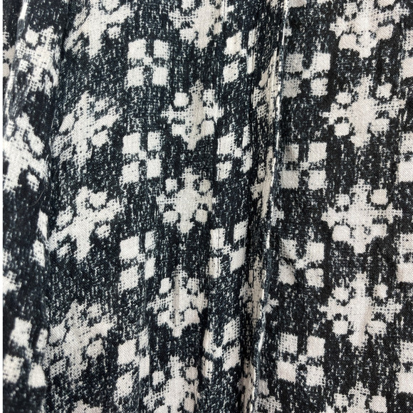 Bongo Semi Sheer Womens Open Front Duster Medium Geometric Print Kimono Cardigan - Picture 6 of 6